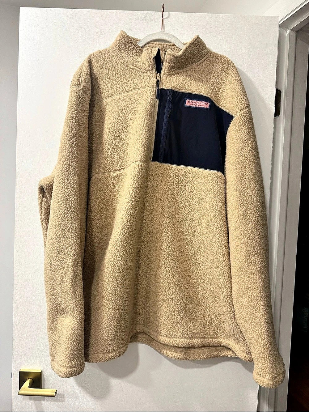 Vineyard Vines Shep Shirt Jacket Color Block Fleece Pullover 3XB NWT